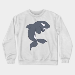 Cute Orca (Black) Crewneck Sweatshirt